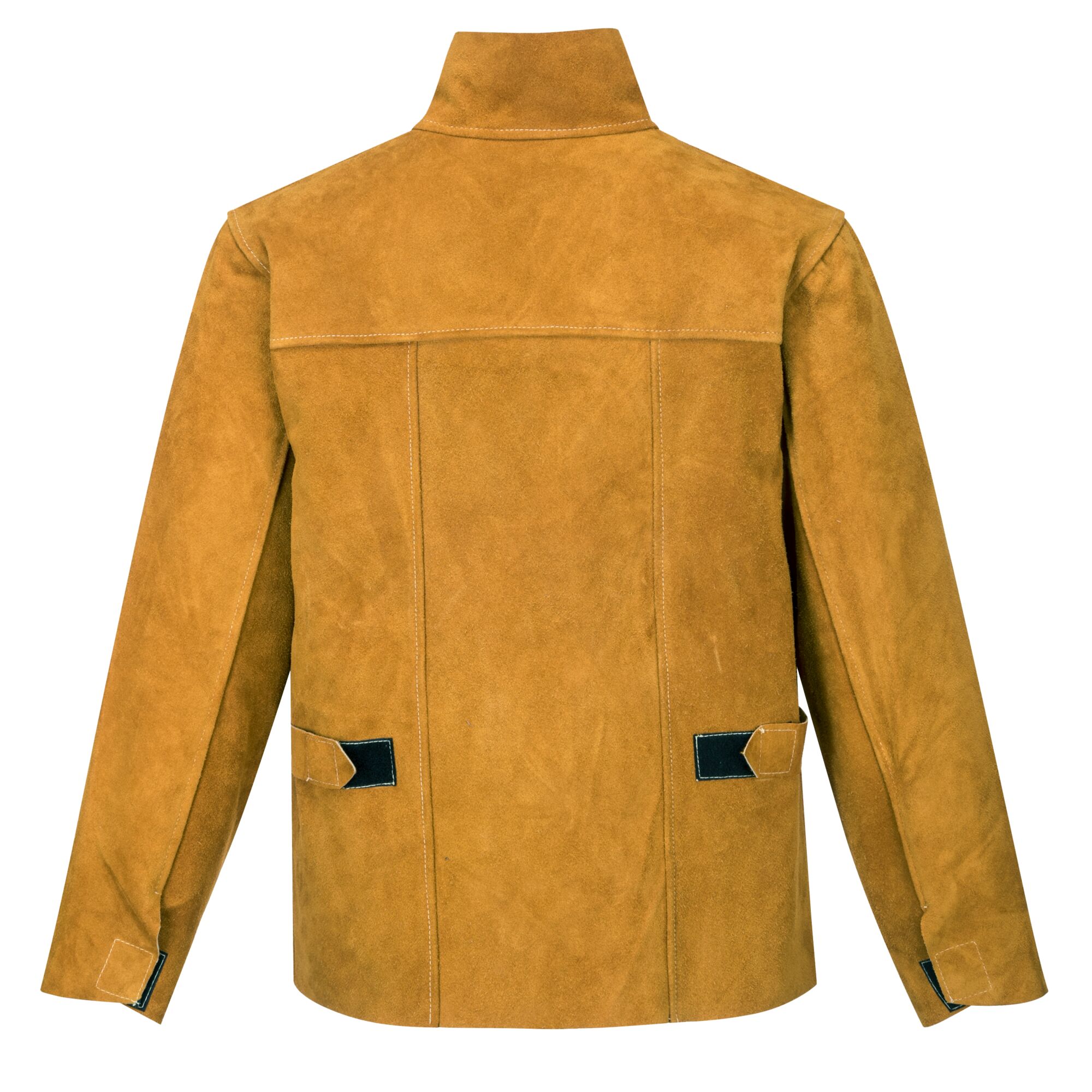Buy Portwest FR Leather Welding Jacket, Tan - SW34TAR - Droppe